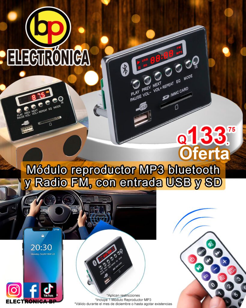 Placa Decodificador Bluetooth Jq D Bt Inicio Electr Nica Bp